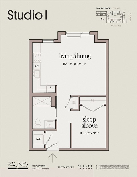 the studio i floor plan
